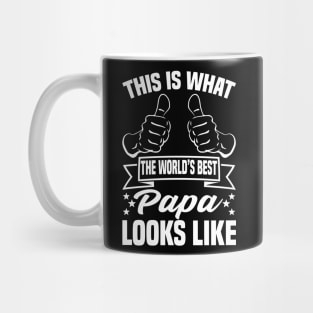This is what's the world's best papa looks like Mug
